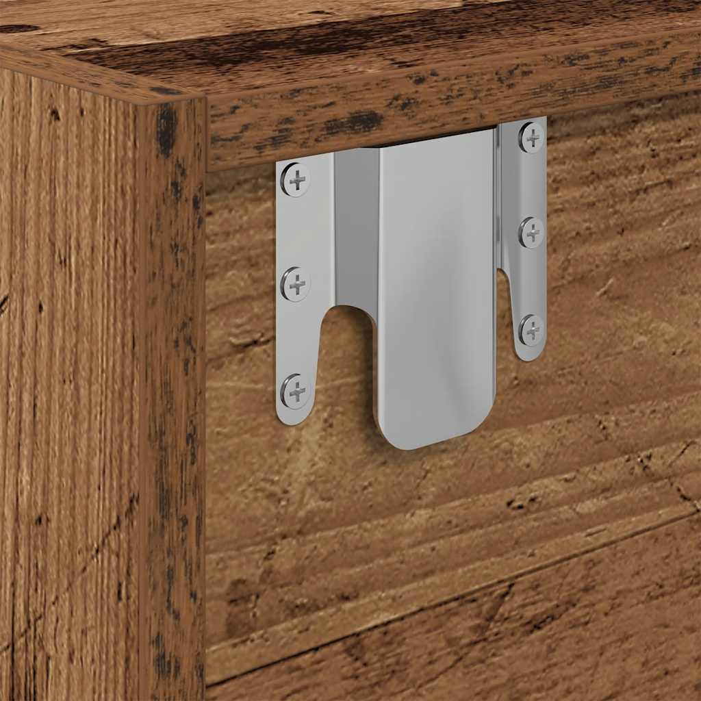 vidaXL TV Cabinet Old Wood 60x31x25.5 cm Engineered Wood