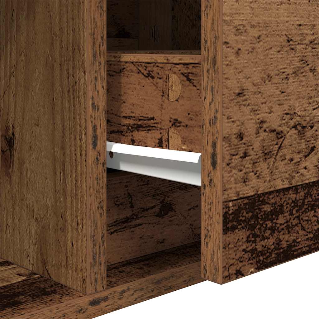 vidaXL TV Cabinets 2 pcs Old Wood 60x31x25,5 cm Engineered Wood