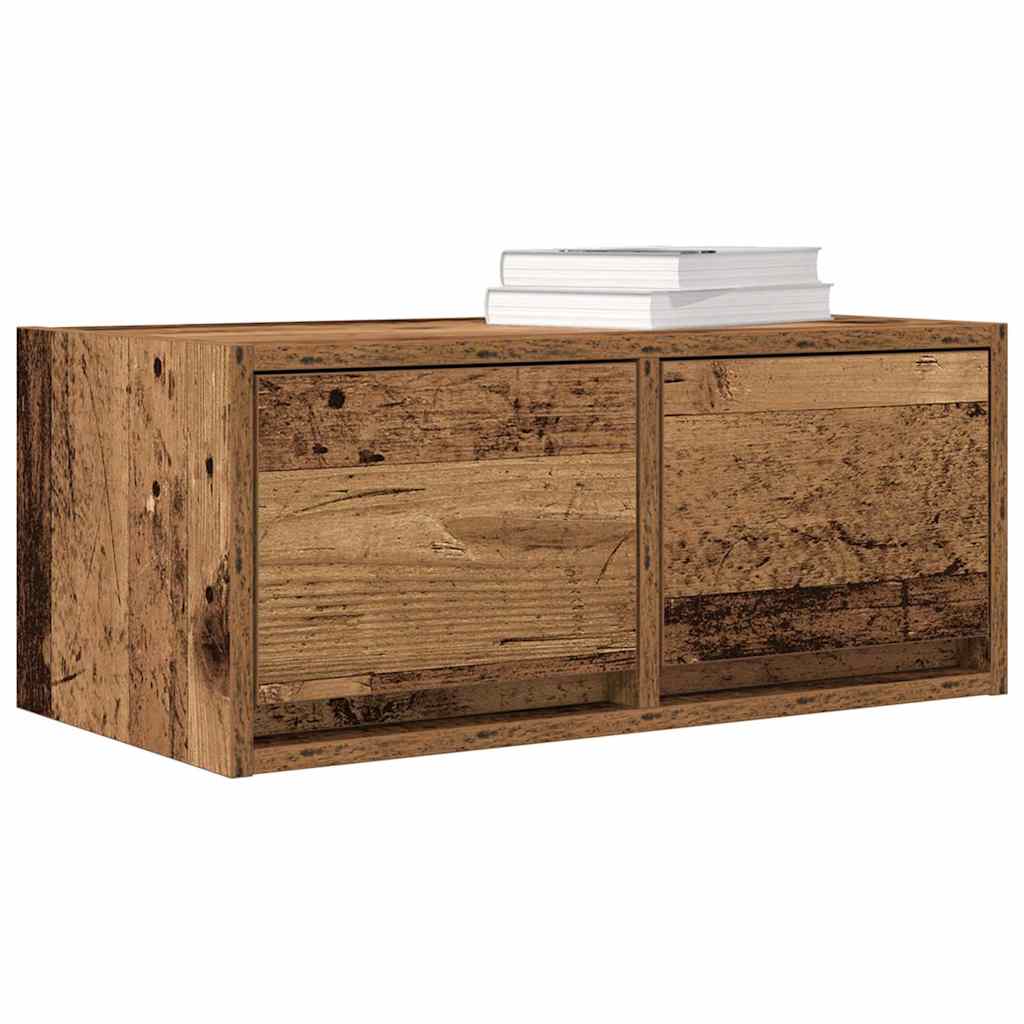 vidaXL TV Cabinet Old Wood 60x31x25,5 cm Engineered Wood