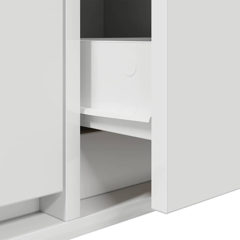 vidaXL TV Cabinet with Drawer White 100 x 31 x 25.5 cm Engineered wood