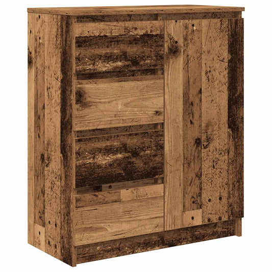 vidaXL Sideboard with Drawers Old Wood 71x35x84 cm Engineered Wood