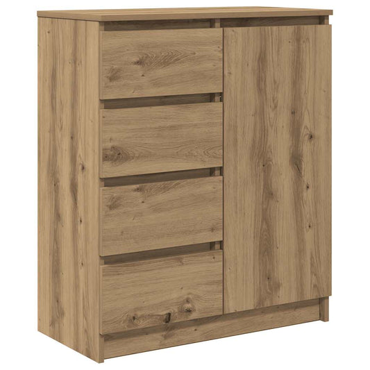 vidaXL Sideboard with Drawers Artisan Oak 71x35x84 cm Engineered Wood