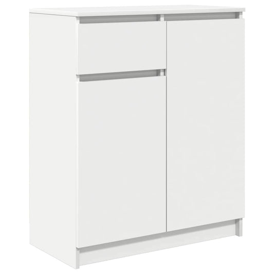 vidaXL Sideboard with Drawer White 71x35x84 cm Engineered Wood