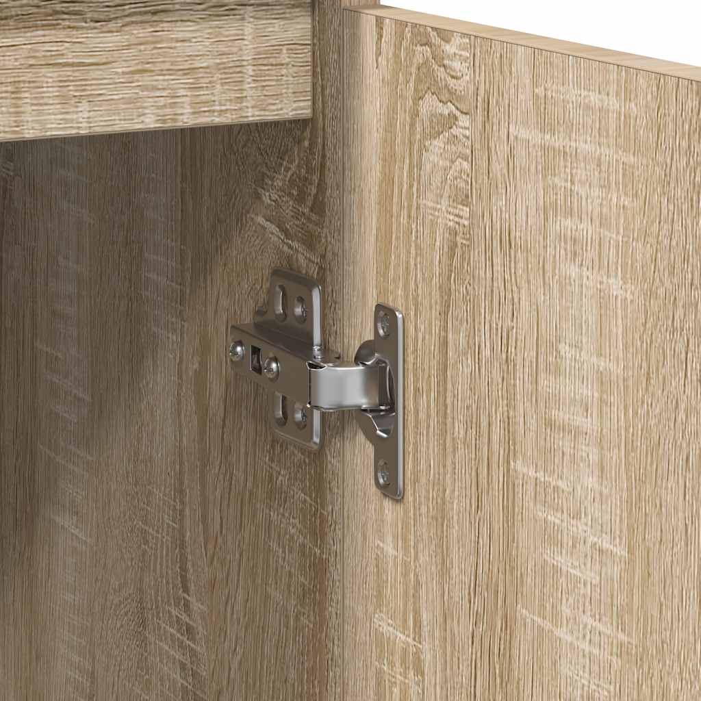 vidaXL Sideboard with Drawer Sonoma Oak 71x35x65 cm Engineered Wood