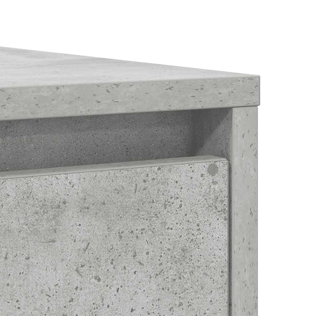 vidaXL Sideboard Concrete Grey 85x34x76 cm Engineered Wood
