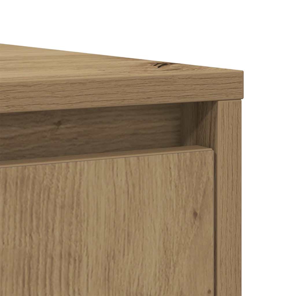 vidaXL Sideboard Artisan Oak 85x34x76 cm Engineered Wood
