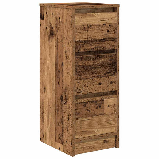 vidaXL Sideboard Old Wood 29.5x34x76 cm Engineered Wood