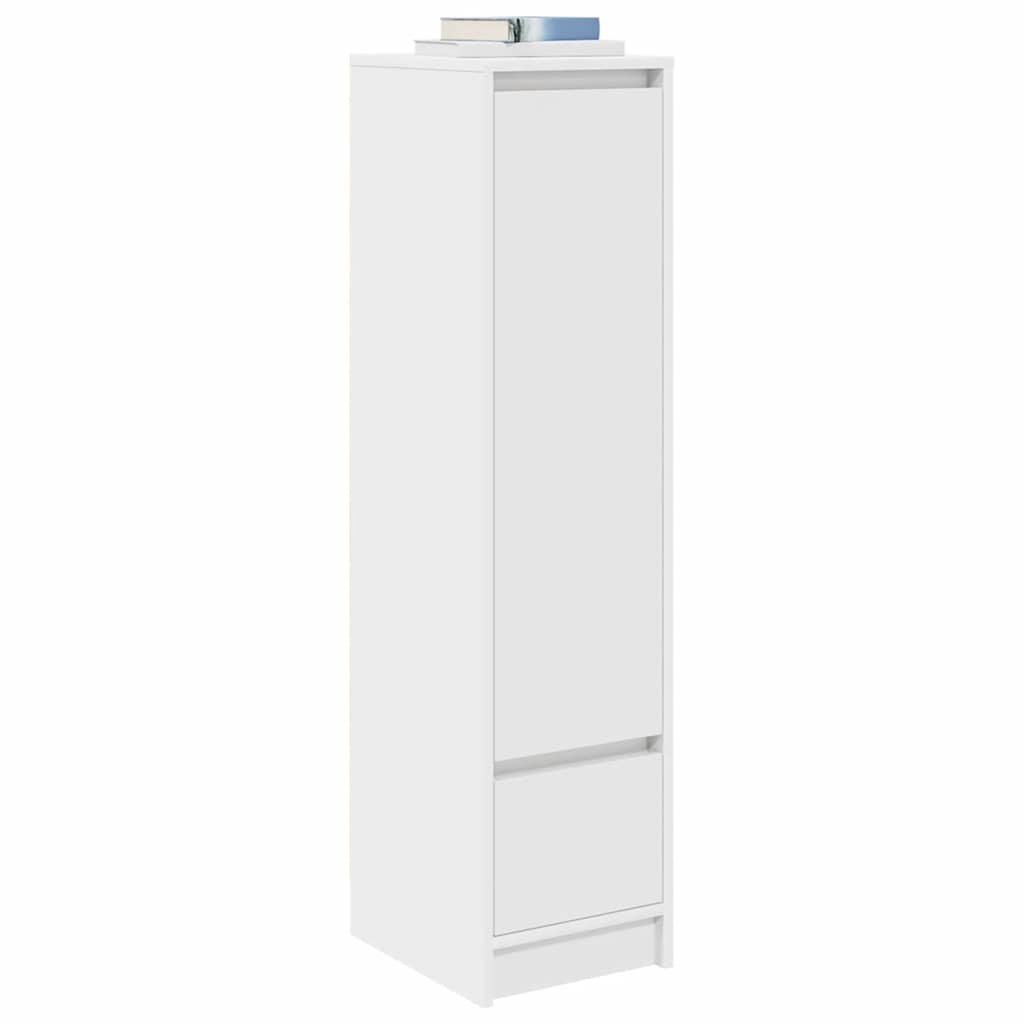 vidaXL Highboard White 29,5x34x119,5 cm Engineered Wood