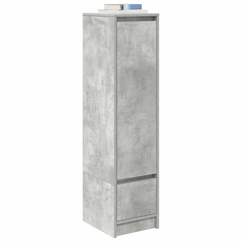 vidaXL Highboard Concrete Grey 29,5x34x119,5 cm Engineered Wood