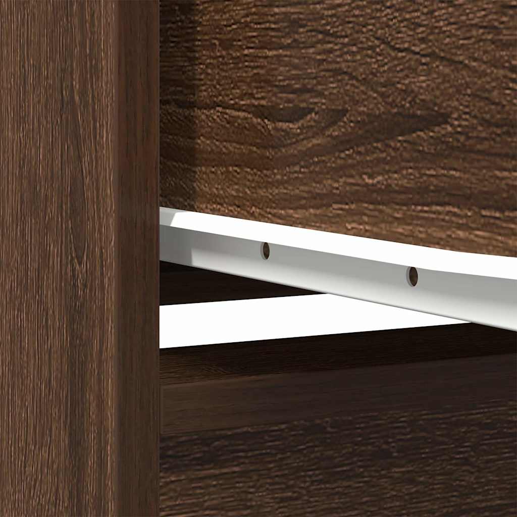 vidaXL Highboard Brown Oak 29,5x34x119,5 cm Engineered Wood