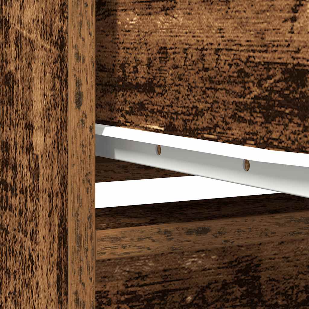 vidaXL Highboard Old Wood 29.5x34x119.5 cm Engineered Wood