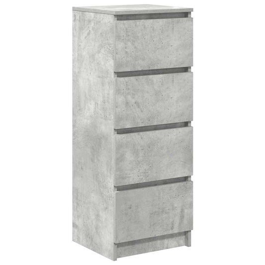vidaXL Sideboard Concrete Grey 37,5x35x99 cm Engineered Wood