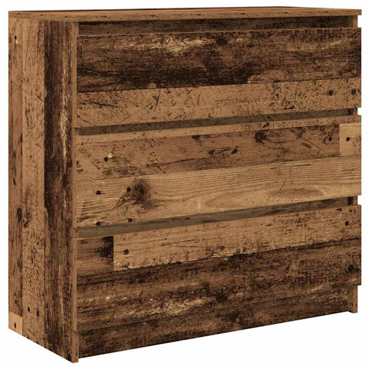 vidaXL Sideboard Old Wood 80x35x76 cm Engineered Wood