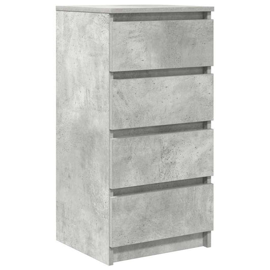 vidaXL Sideboard Concrete Grey 37,5x35x76 cm Engineered Wood