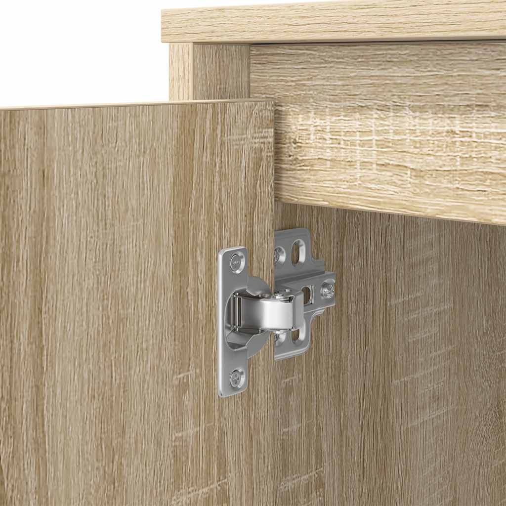 vidaXL Desk Sonoma Oak 120x42x76 cm Engineered Wood