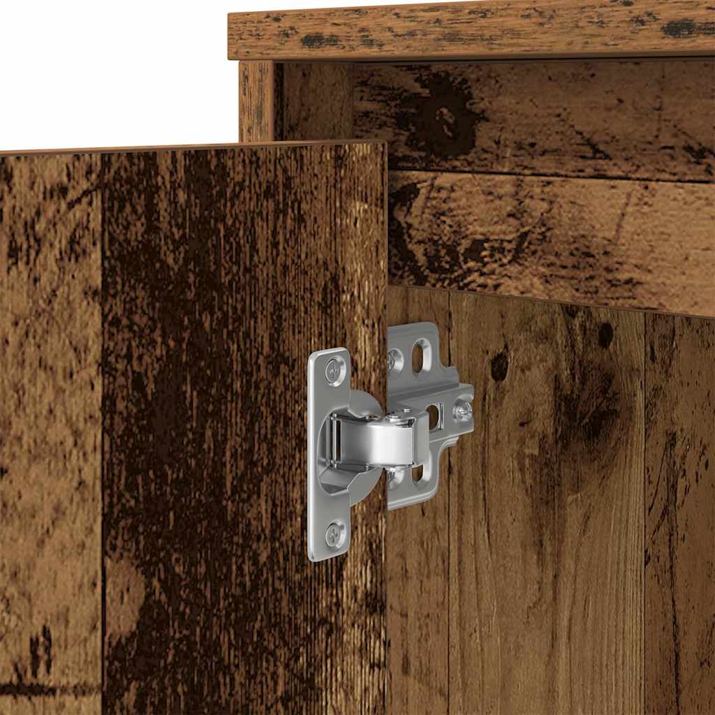 vidaXL Desk Old Wood 120x42x76 cm Engineered Wood