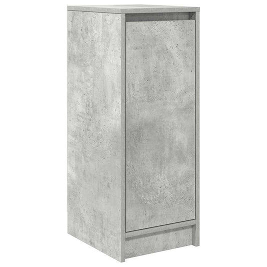 vidaXL Shoe Cabinet Concrete Grey 29,5x34x76 cm Engineered Wood