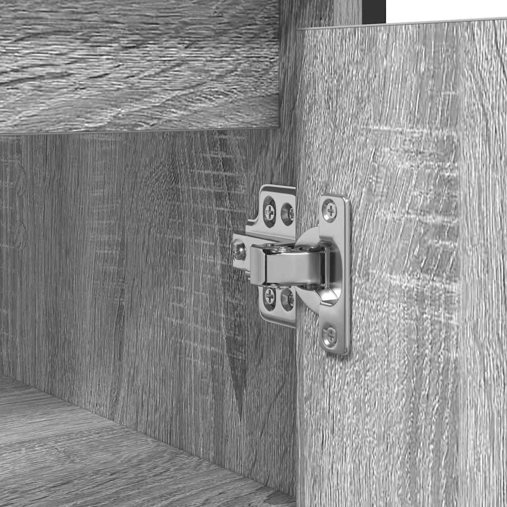 vidaXL Bathroom Basin Cabinet Grey Sonoma 60x34,5x60 cm