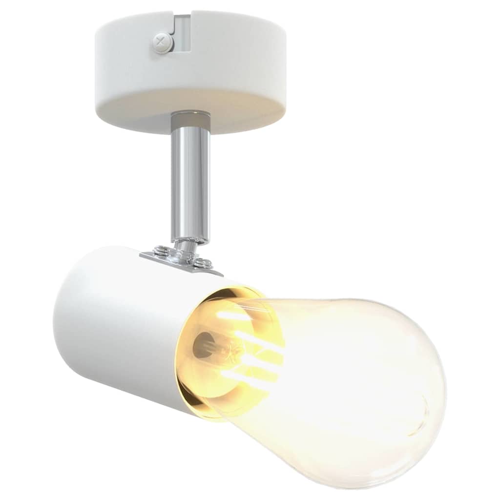 vidaXL Ceiling Spotlight with Spotlights White 6.5 x 6 x 11.5 cm Metal