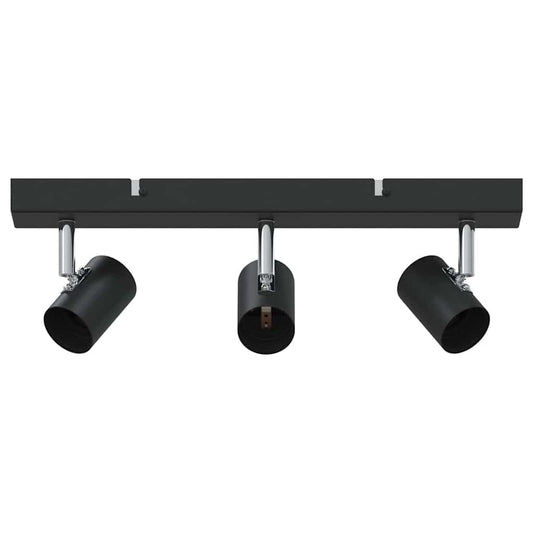 vidaXL Ceiling Spotlight Black 38 x 6.5 x 11.5 cm Steel