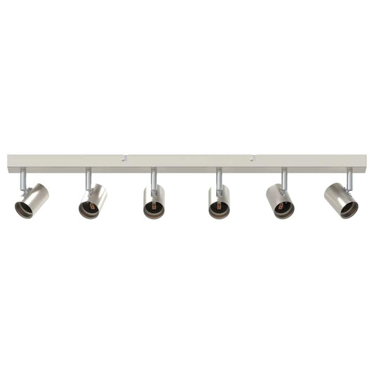 vidaXL Ceiling Spotlight Nickel 73 x 6.5 x 11.5 cm Metal