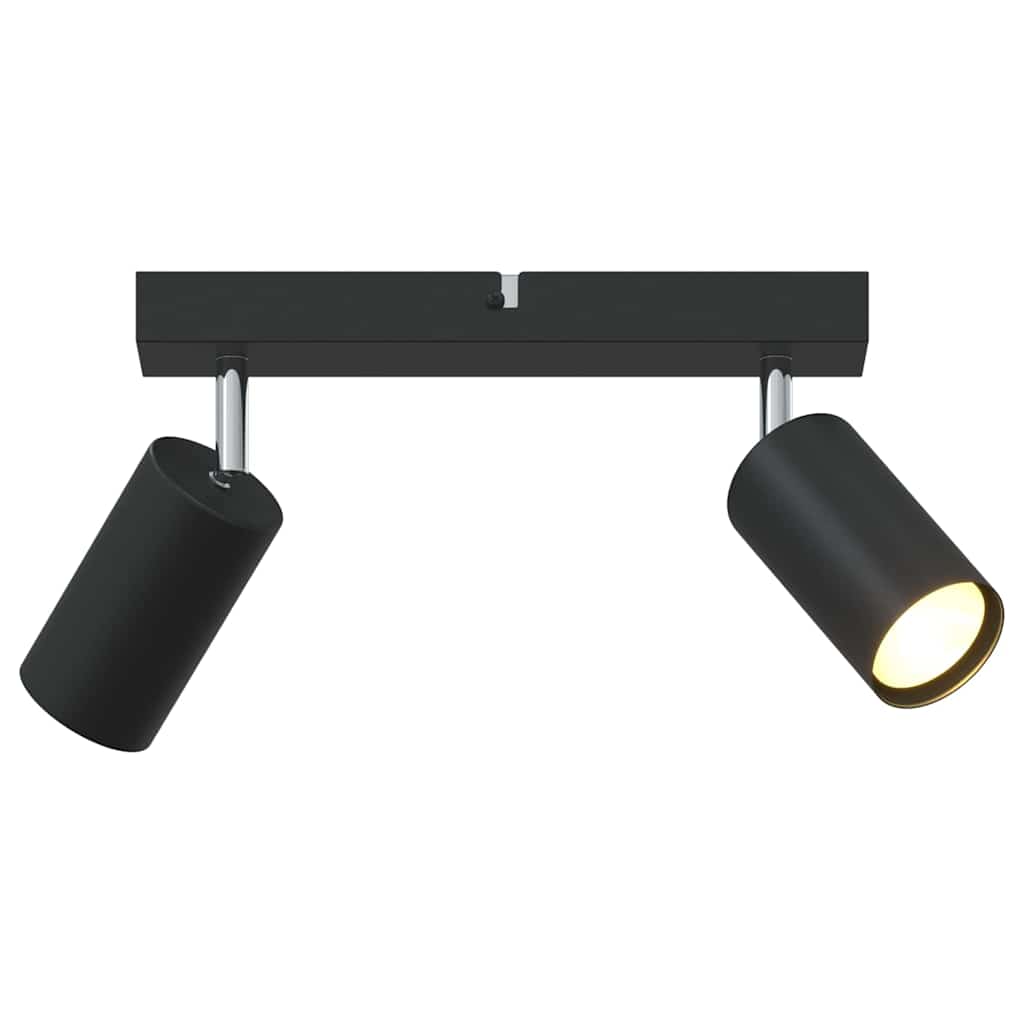 vidaXL Ceiling Spotlight with Spotlights Black 26 x 6 x 16 cm Metal