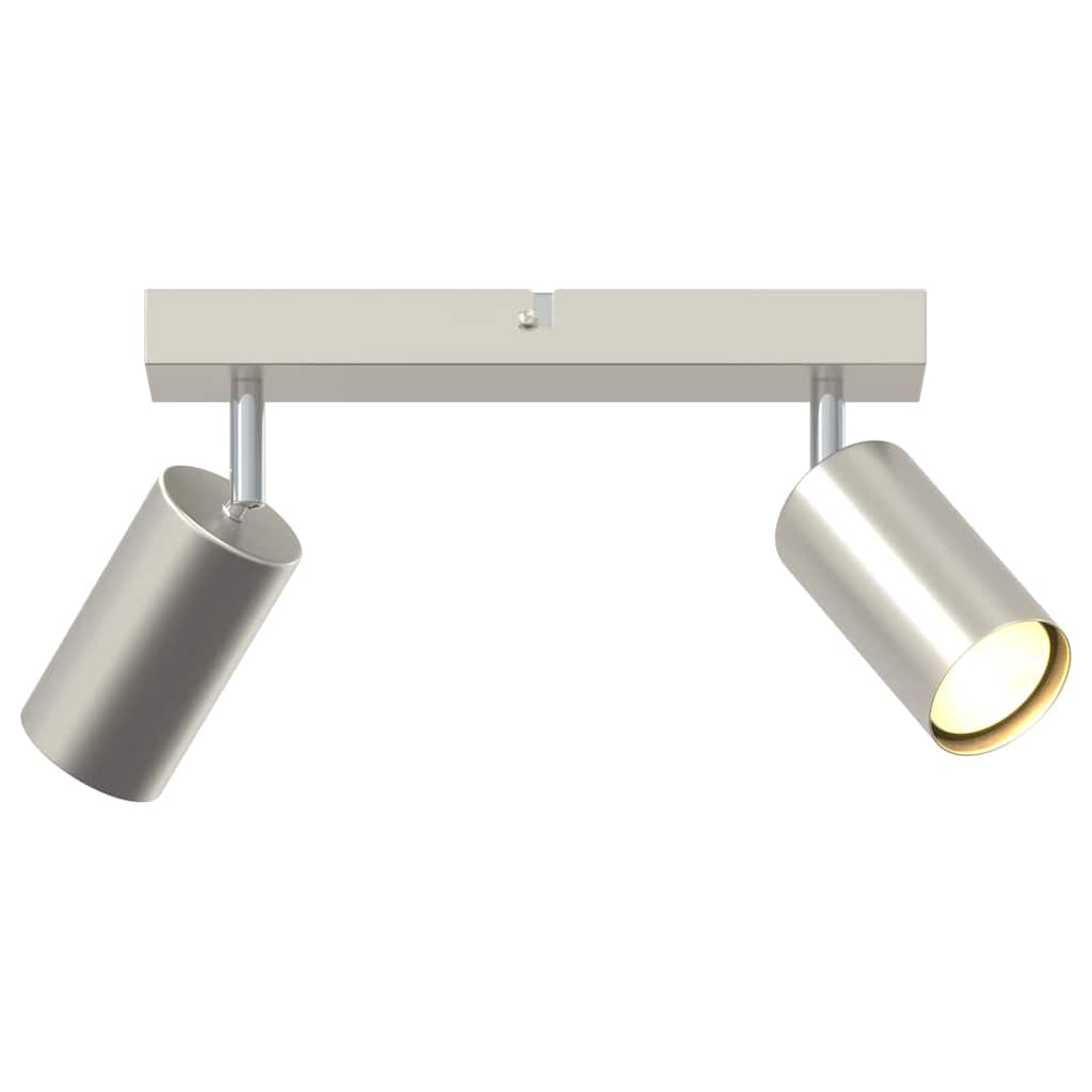 vidaXL Ceiling Spotlight Brushed nickel 26 x 5.5 x 16.5 cm Steel