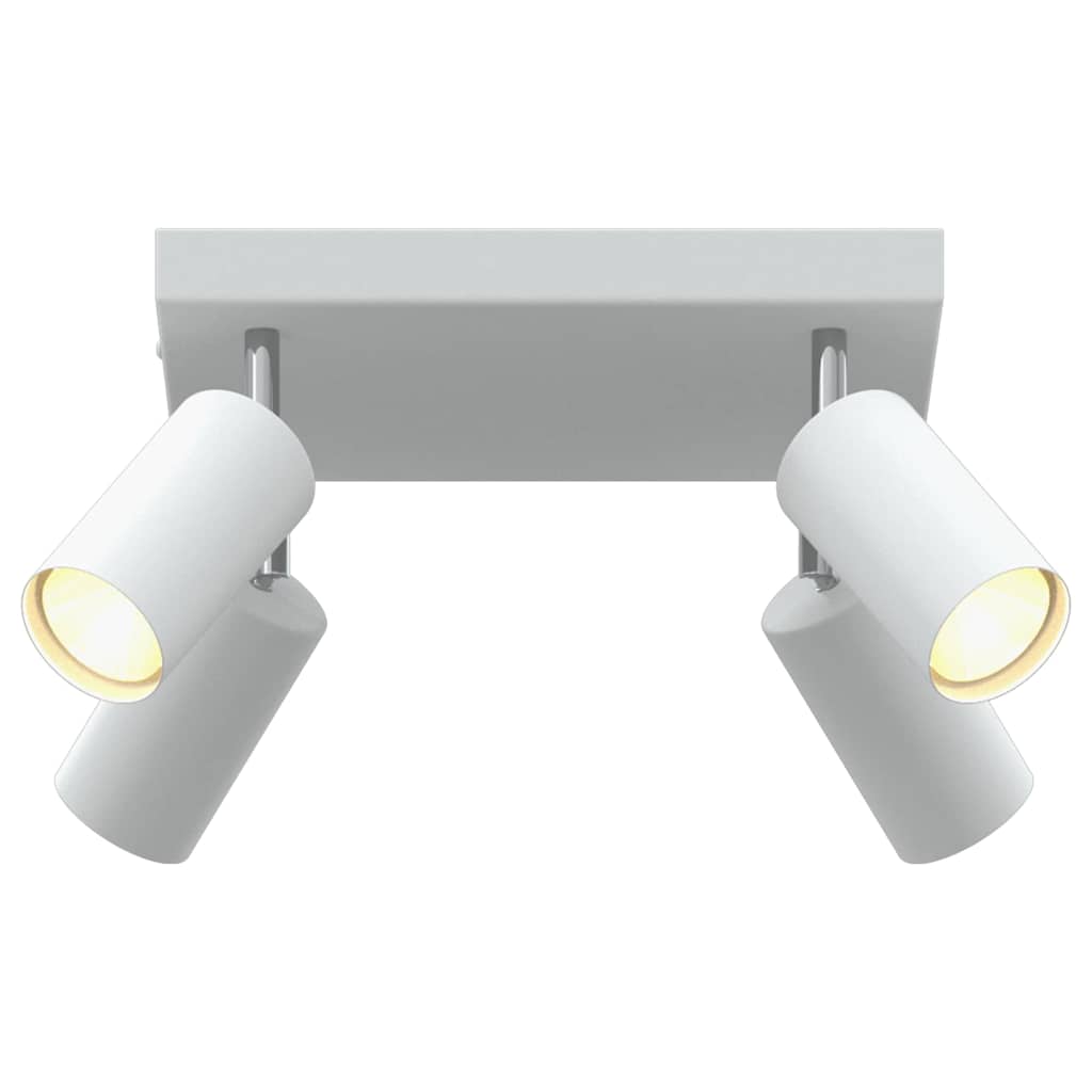 vidaXL Ceiling Spotlight with Spotlights White 26 x 26 x 16 cm Metal