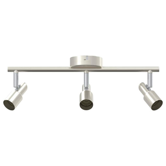 vidaXL Ceiling Spotlight Brushed Nickel 39 x 10.5 x 10.5 cm Steel