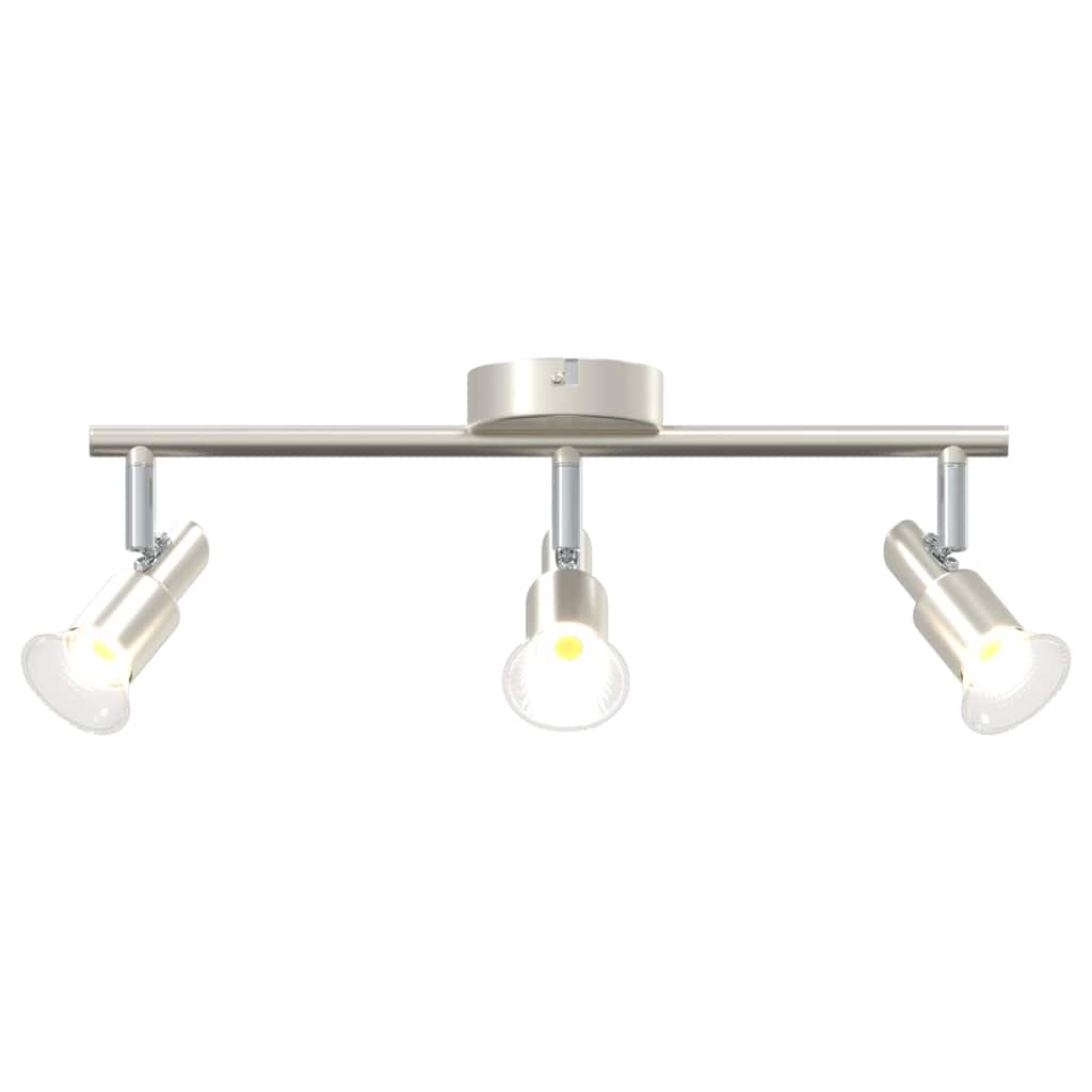 vidaXL Ceiling Spotlight Nickel 39 x 10.5 x 10.5 cm Steel