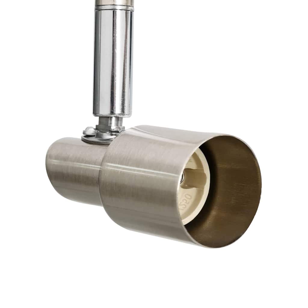 vidaXL Ceiling Spotlight Brushed Nickel 176.5 x 9.5 x 14 cm Steel