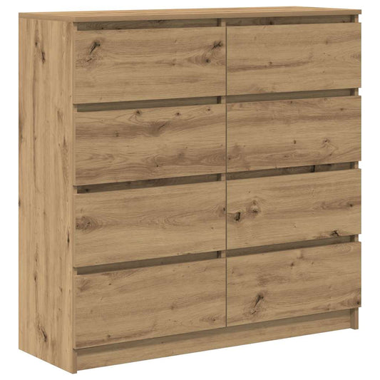 vidaXL Sideboard Artisan Oak 100x35x99 cm Engineered Wood