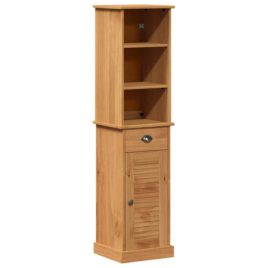 vidaXL Bathroom Furniture Set VIGO 2 pcs Brown and Honey Brown