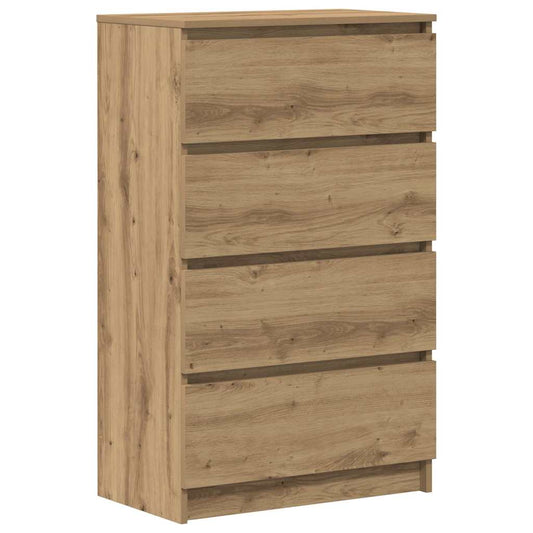 vidaXL Sideboard Artisan Oak 60x35x98,5 cm Engineered Wood