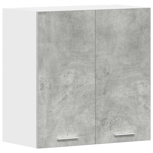 vidaXL Kitchen Wall Cabinet Concrete Grey 60x31x60 cm Engineered Wood