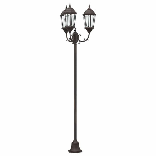 vidaXL Garden Light Bronze 57 x 49 x 241 cm Aluminium and Glass