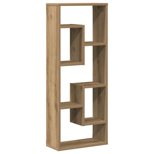 vidaXL Wall Shelf Artisan Oak 36x16x90 cm Engineered Wood