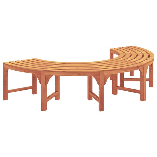 vidaXL Tree Bench 4 -Seater 210 x 80 x 45 cm Solid Eucalyptus Wood