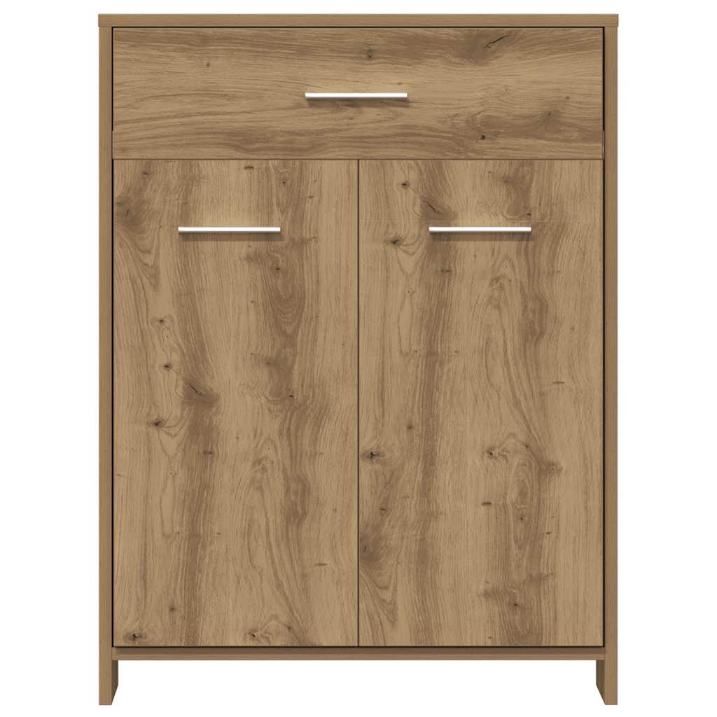 vidaXL 4 Piece Bathroom Furniture Set Artisan Oak Engineered Wood