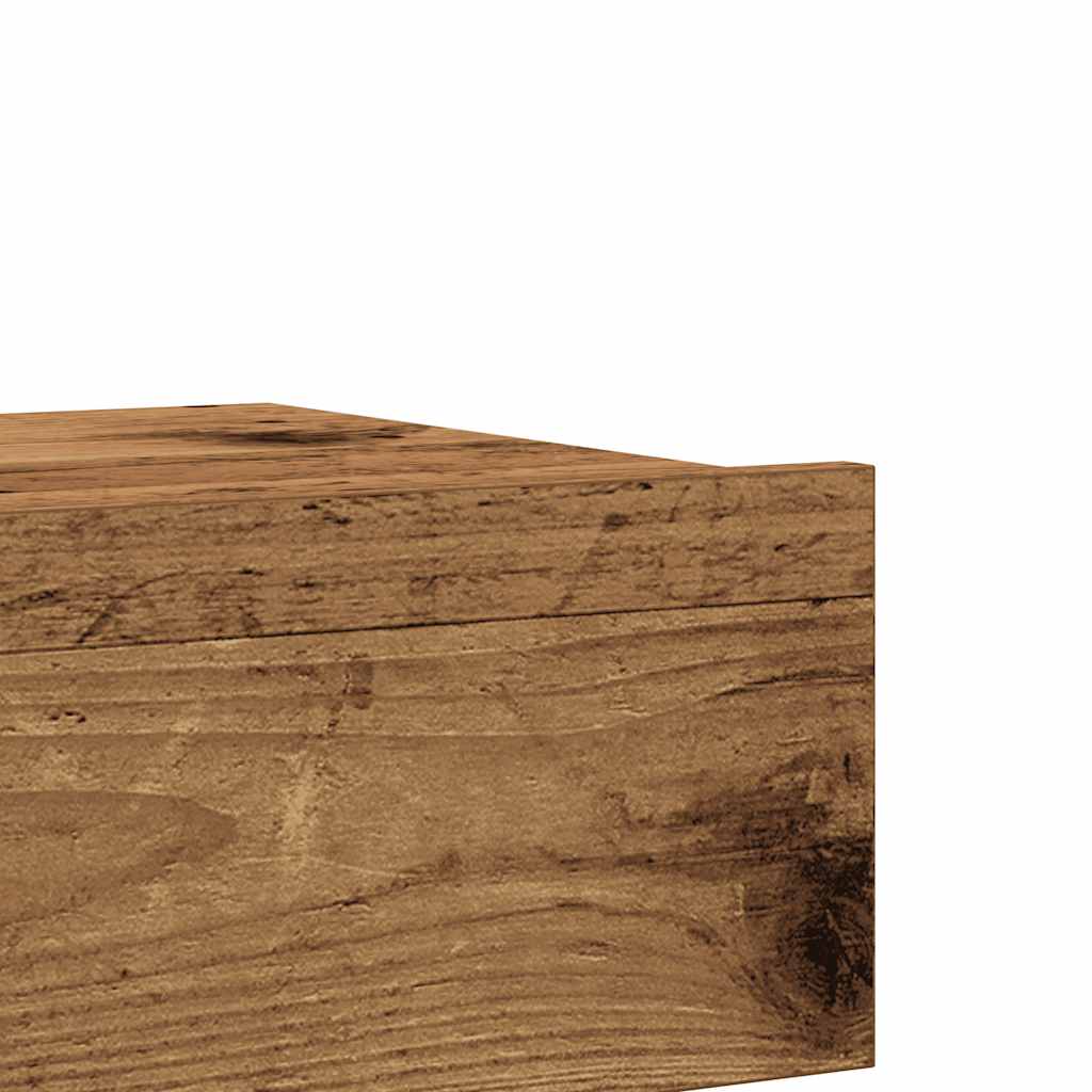 vidaXL Bedside Cabinet Old Wood 60x35 cm Engineered Wood