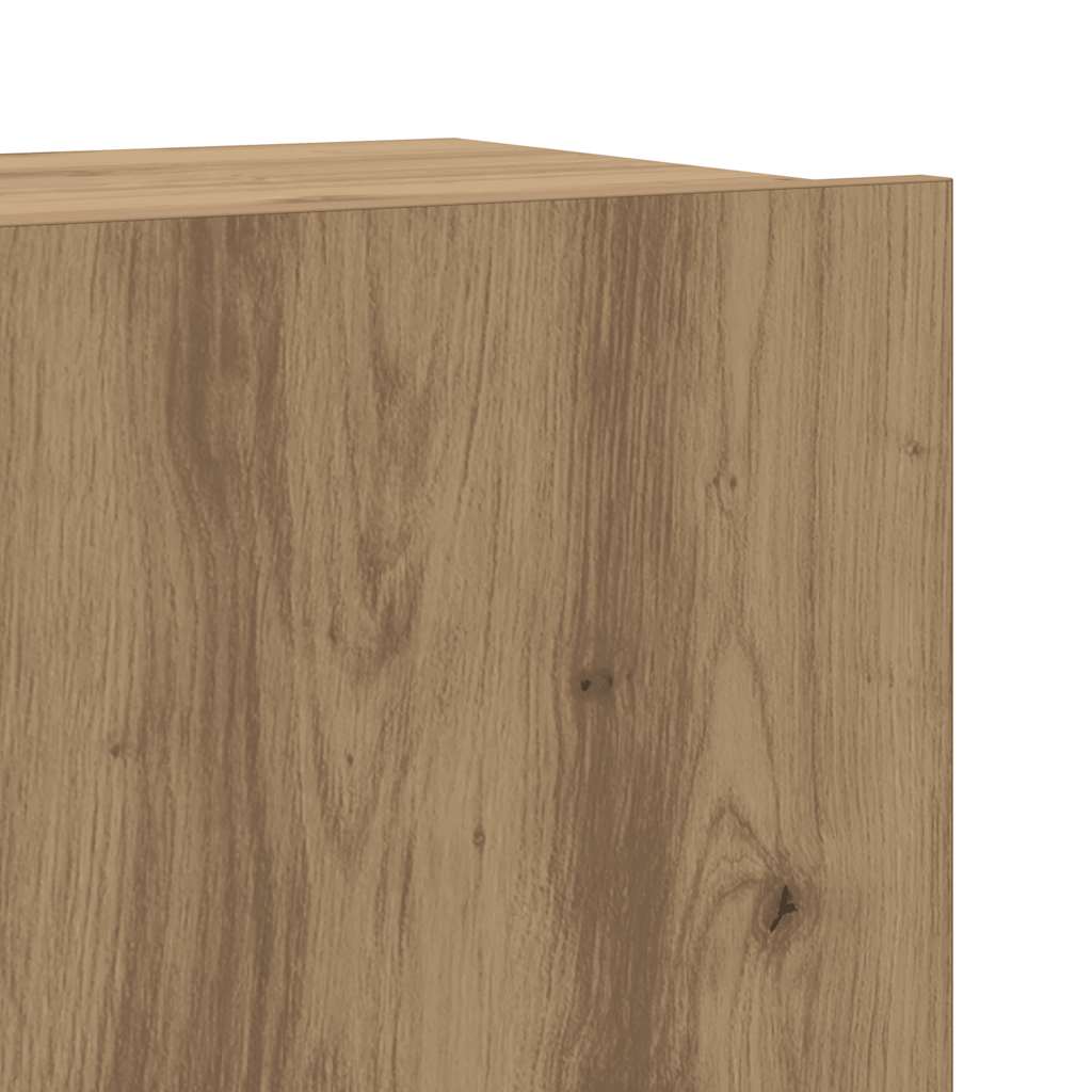 vidaXL 7 Piece TV Cabinet Set Wall-mounted Artisan Oak