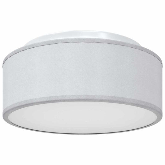 vidaXL Ceiling Lamp with Spotlights Grey 30 x 30 x 13.5 cm Fabric