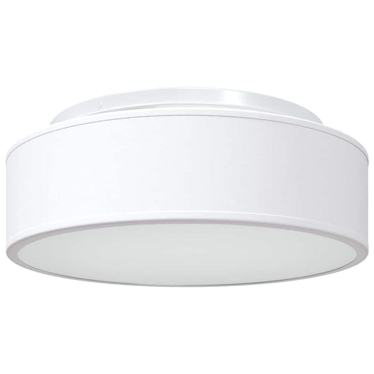 vidaXL Ceiling Lamp with Spotlights White 38 x 38 x 13.5 cm Fabric