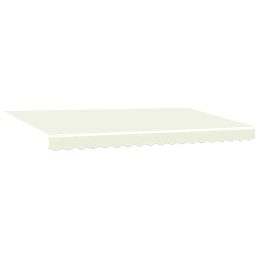 vidaXL Awning Replacement Fabric Cream 4 x 2 m Polyester