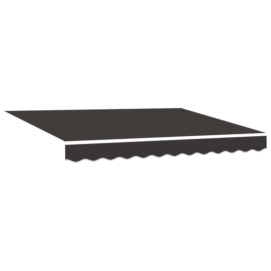 vidaXL Awning Canopy Replacement for 2.5x2 m Anthracite Polyester