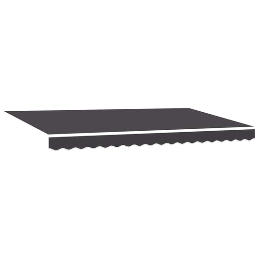 vidaXL Awning Replacement Fabric Anthracite 4 x 2 m Polyester
