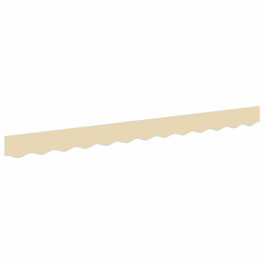 vidaXL Awning Valance Replacement for 2.5 m Cream Polyester