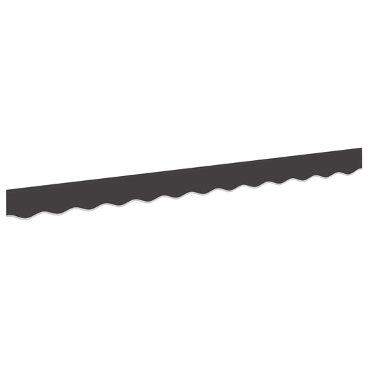 vidaXL Awning Valance Replacement for 2.5 m Anthracite Polyester