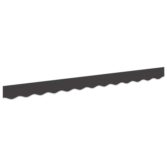 vidaXL Awning Valance Replacement Anthracite Stripe 2.5 m Polyester