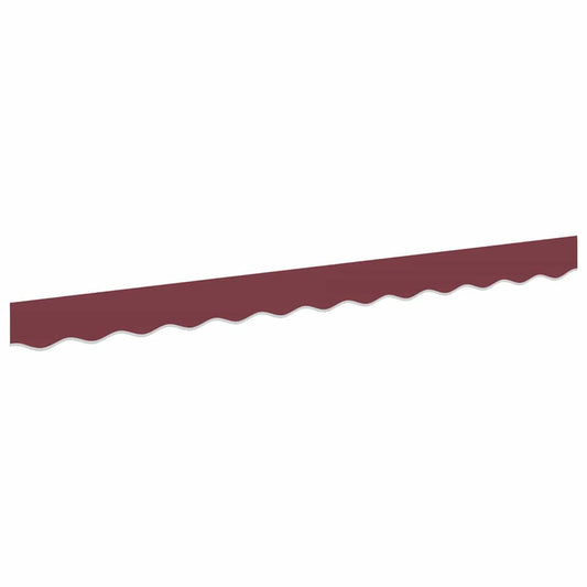 vidaXL Awning Valance Replacement Burgundy Stripe 2.5 m Polyester
